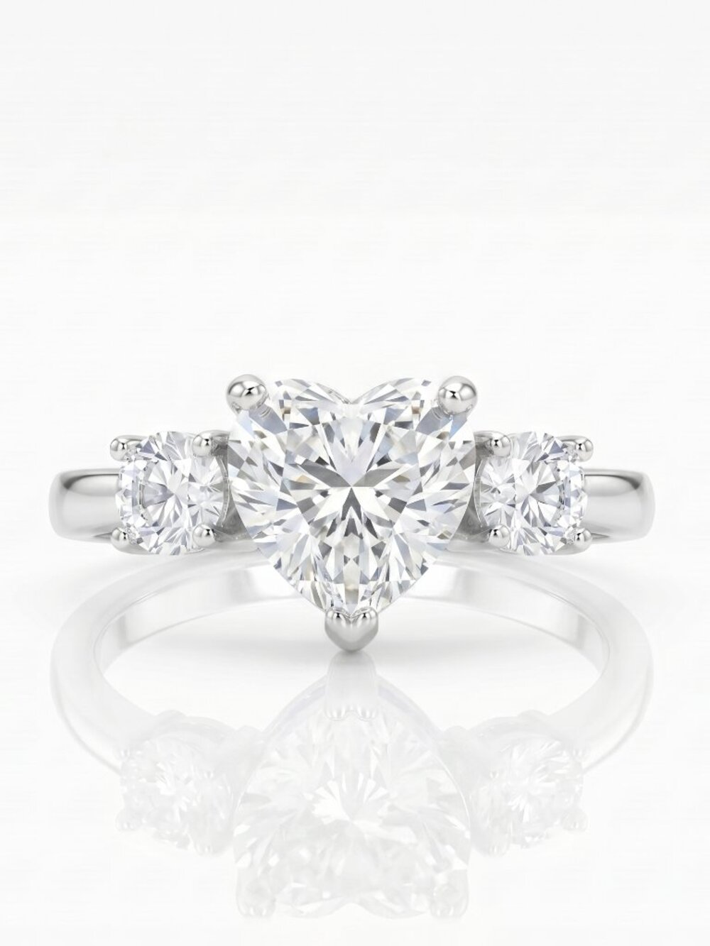 Heart Ring, 925 Sterling Silver Charmed Aroma